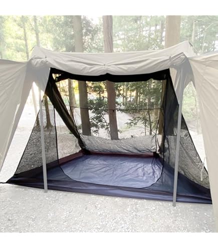 DUCKNOT  ハンティングヘキサT/C SW 前幕メッシュ T/C SW SOLO用   黒 Amazon.co.jp: DUCKNOT ハンティングヘキサ T/C SW用 インナーメッシュ